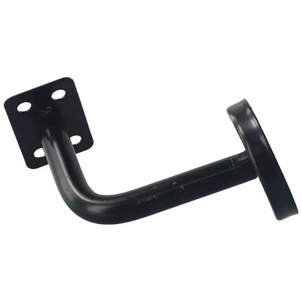 

Прочный кронштейн для перил из нержавеющей стали, аксессуары для настенной поддержки, держатель для поручня, черное украшение, настенная опора для дома