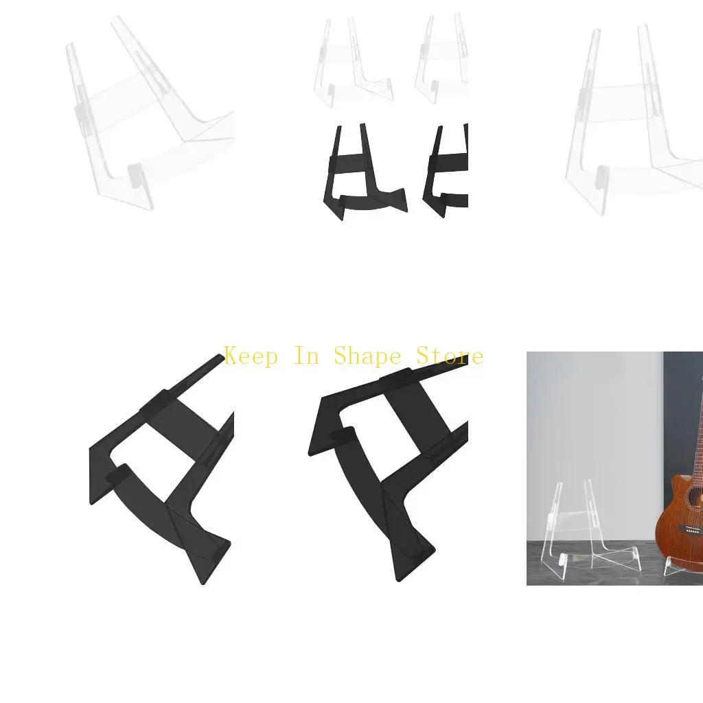 

U1JC подставка для гитары, акриловый держатель для гитары, L-образная рамка, подставка для музыкальных инструментов, держатель