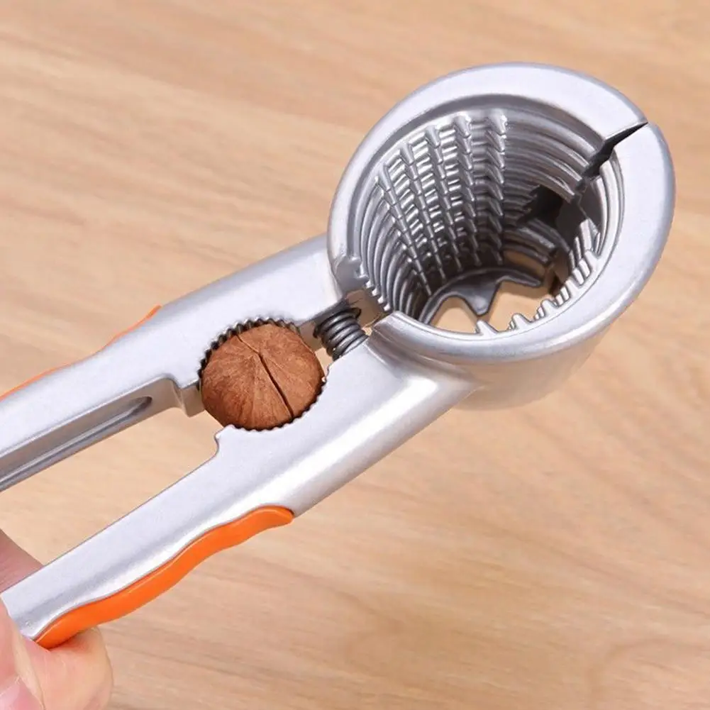 Picture 5: Walnut Clip Funnel Shaped Double Mouth Nut Clip Nutcracker Sheller Clip Clamp Plier Walnut Forceps Opening Tool Kitchen Tools