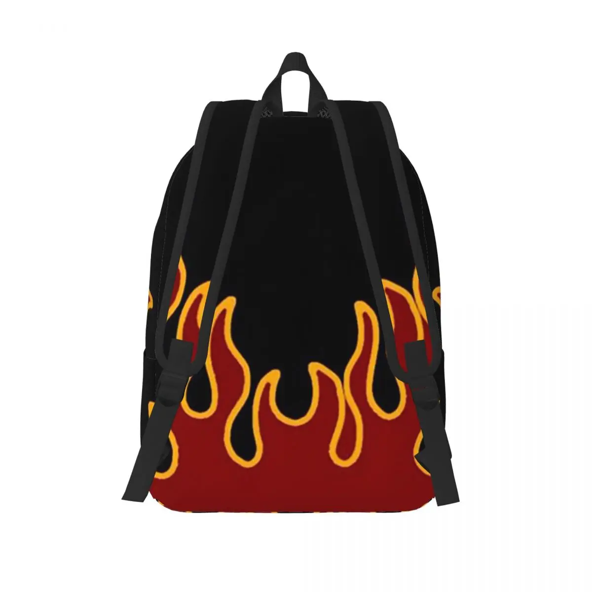 Big Fire Flames Burning Flame Student Backpack School Bag Hiking Travel Daypack for Men Women Fashion Bookbag Shoulder Bags