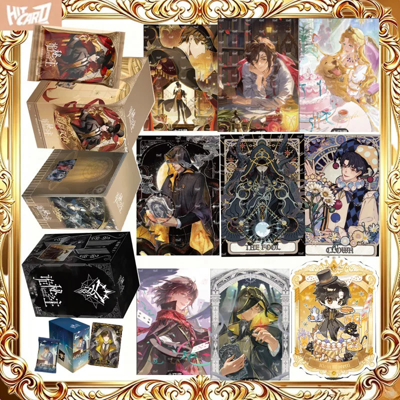 Hitcard Genuine Lord of The Mysteries Collectible Cards Drama Chapter Shadow Recount Dream Feast Klein Moretti Rare Trading Card