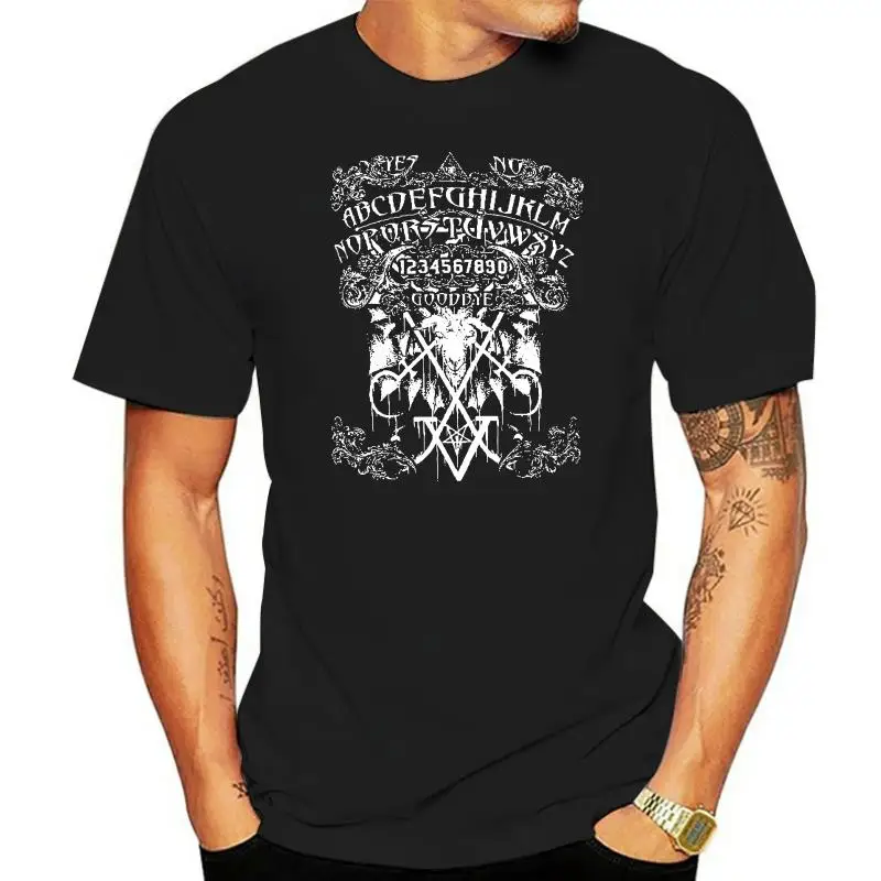 2022 Summer Style New! Ouija Board T Shirt Black Kill Occult Pentagram Gothic Sigil Of Lucifer New Arrivals Casual Clothing