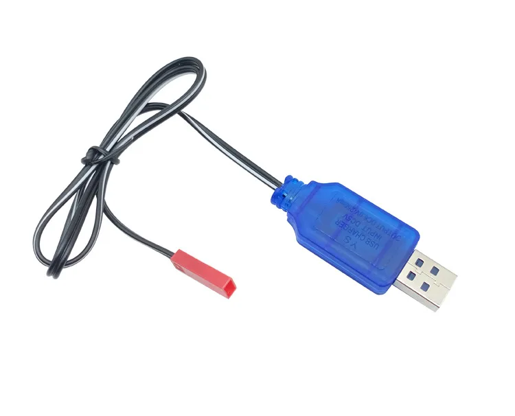 YUKALA USB charger cable for 6V Ni-CD 6v Ni-MH battery with JST plug 2pcs/lot