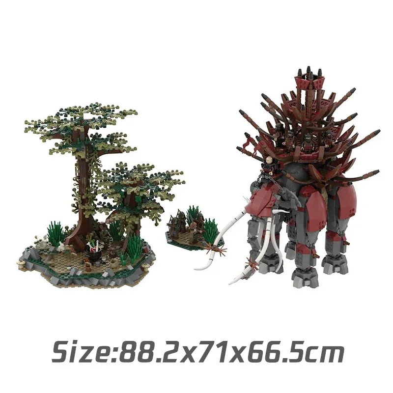 Rings Movie Model Moc Building Bricks Cavalry Ambush Battle Technology Modular Blocks Gifts Christmas Toys DIY Sets Assembly