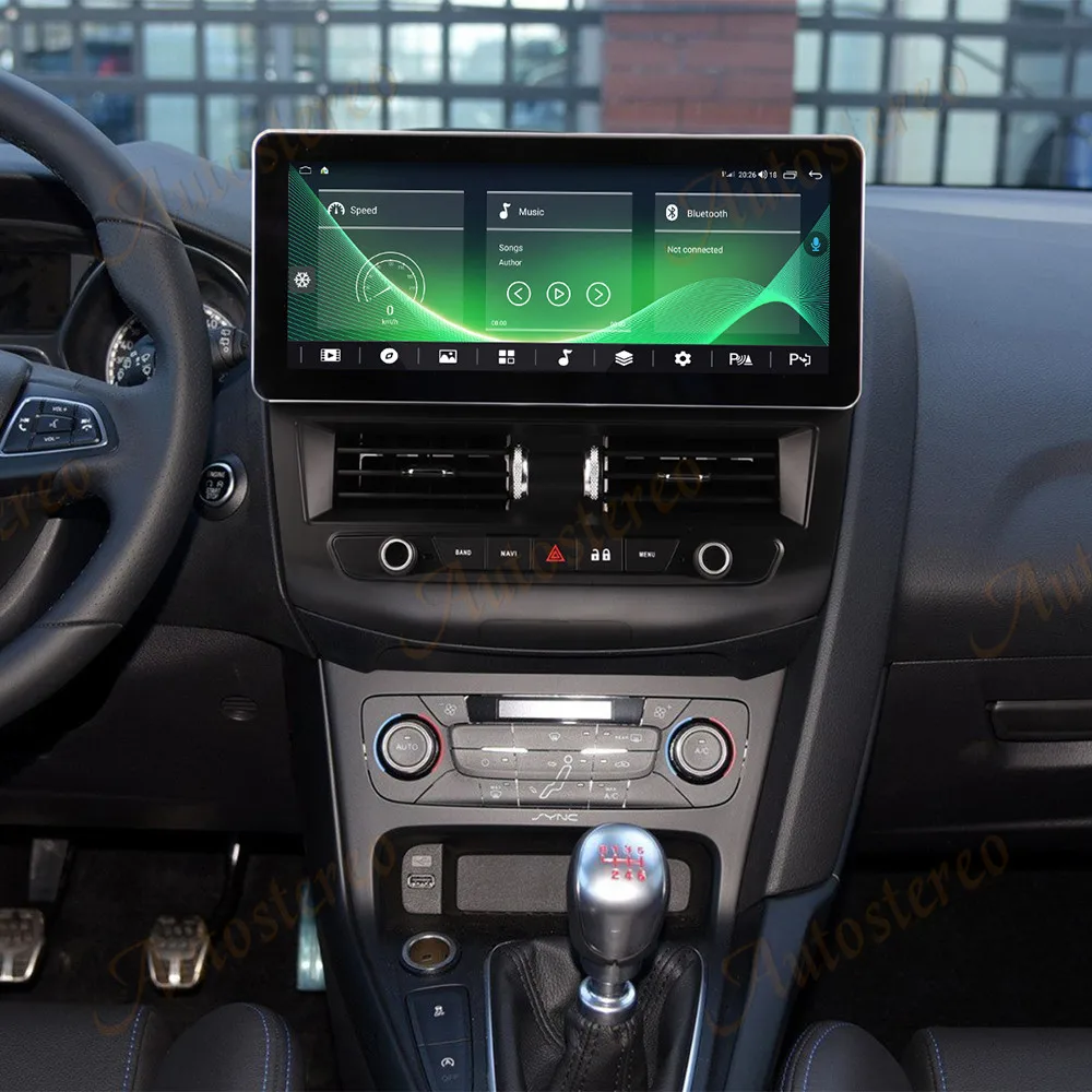 12.3 Polegada android para ford focus 2012-2015 android auto carro player rádio gps navegação multimídia bt sem fio carplay auto