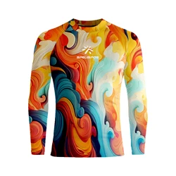 Diving T-Shirt Tight Boxing Jersey Rash Guard Drama Surfing Wear Fitness Swimwear UV UPF 50 Uniform Beach Maillot Water Tops