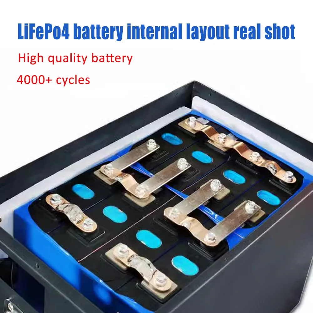 SEENRUY 24v 120AH LiFepo4 Battery Pack Lithium Iron Phosphate Deep Cycle Optional Bluetooth BMS for RV Yacht