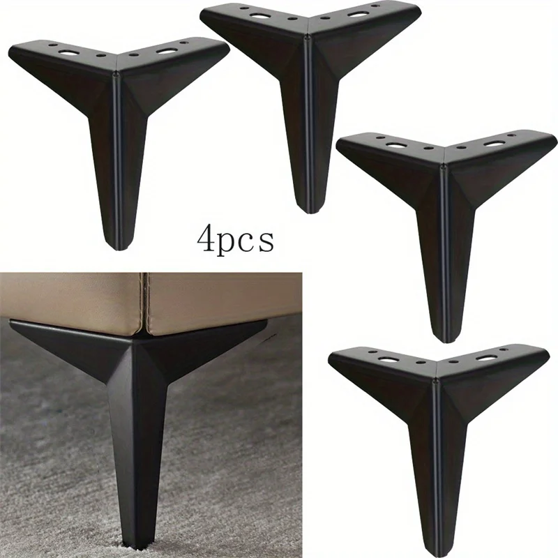 

4 шт. 15 см Роскошные европейские мебельные ножки, сверхпрочные металлические опоры для диванов, столов, стульев, письменных столов, комодов, шкафов, мебельная фурнитура