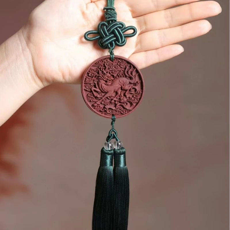 Kirin Incense Pei Hexiang Brand New Craftsmanship Ancient French Cultural and Play Pendant Handmade Gift Belt Scented Pendant