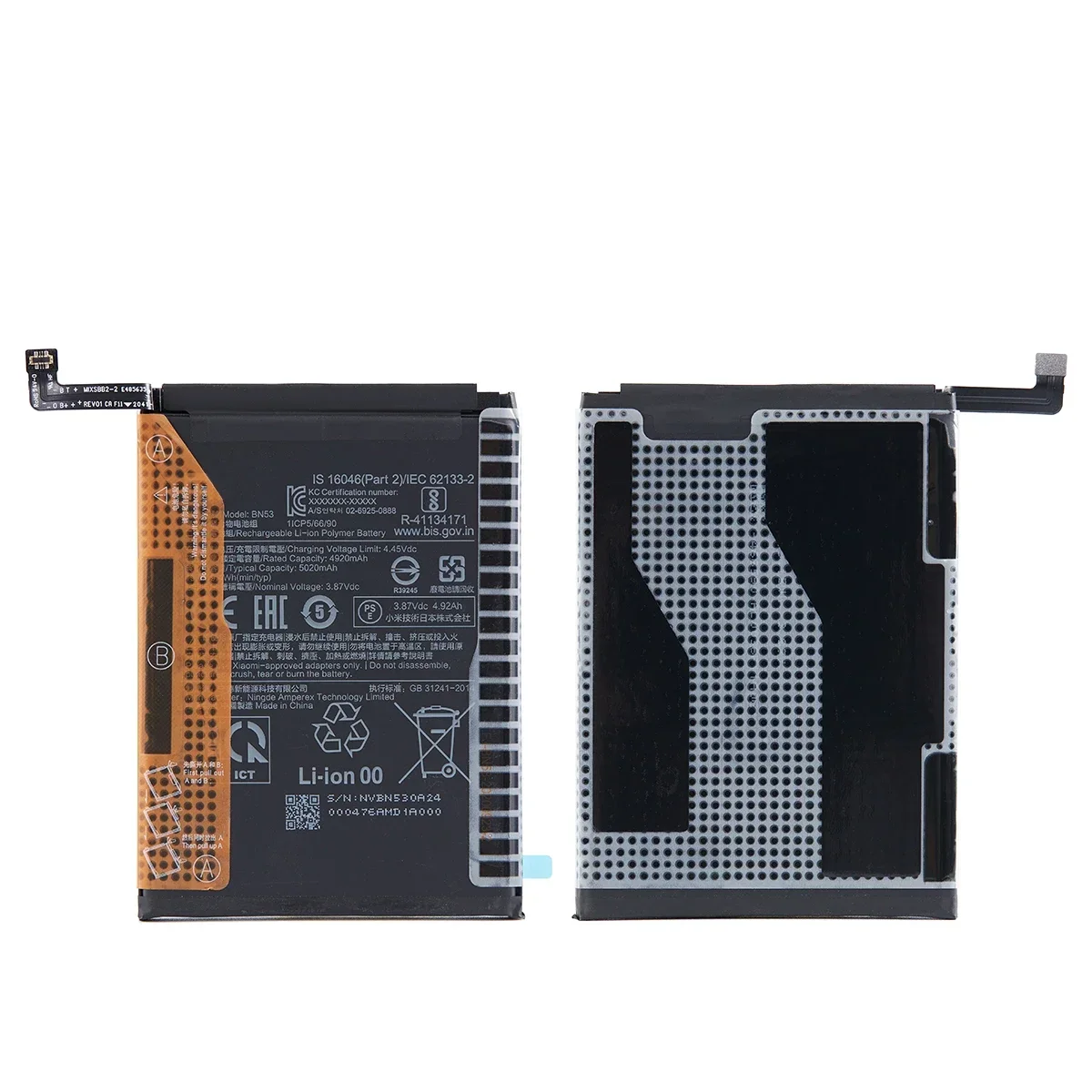 Brand New BN53 5020mAh Battery For Xiaomi Redmi note 9 Pro Phone Batteries+Tools
