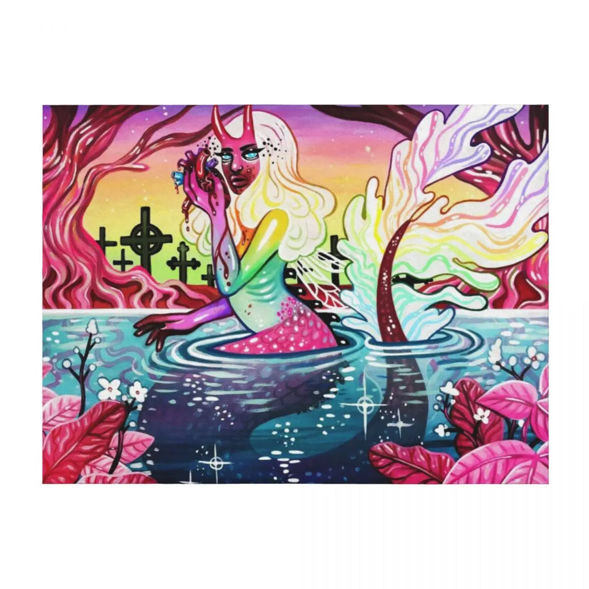 

Hearteater Throw Blanket Comforter warm winter Beach Flannels Blankets