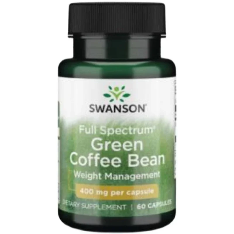 

1 bottle 400mg green coffee bean capsule, regulating appetite, managing weight and burning fat accumulation, dietary supplement