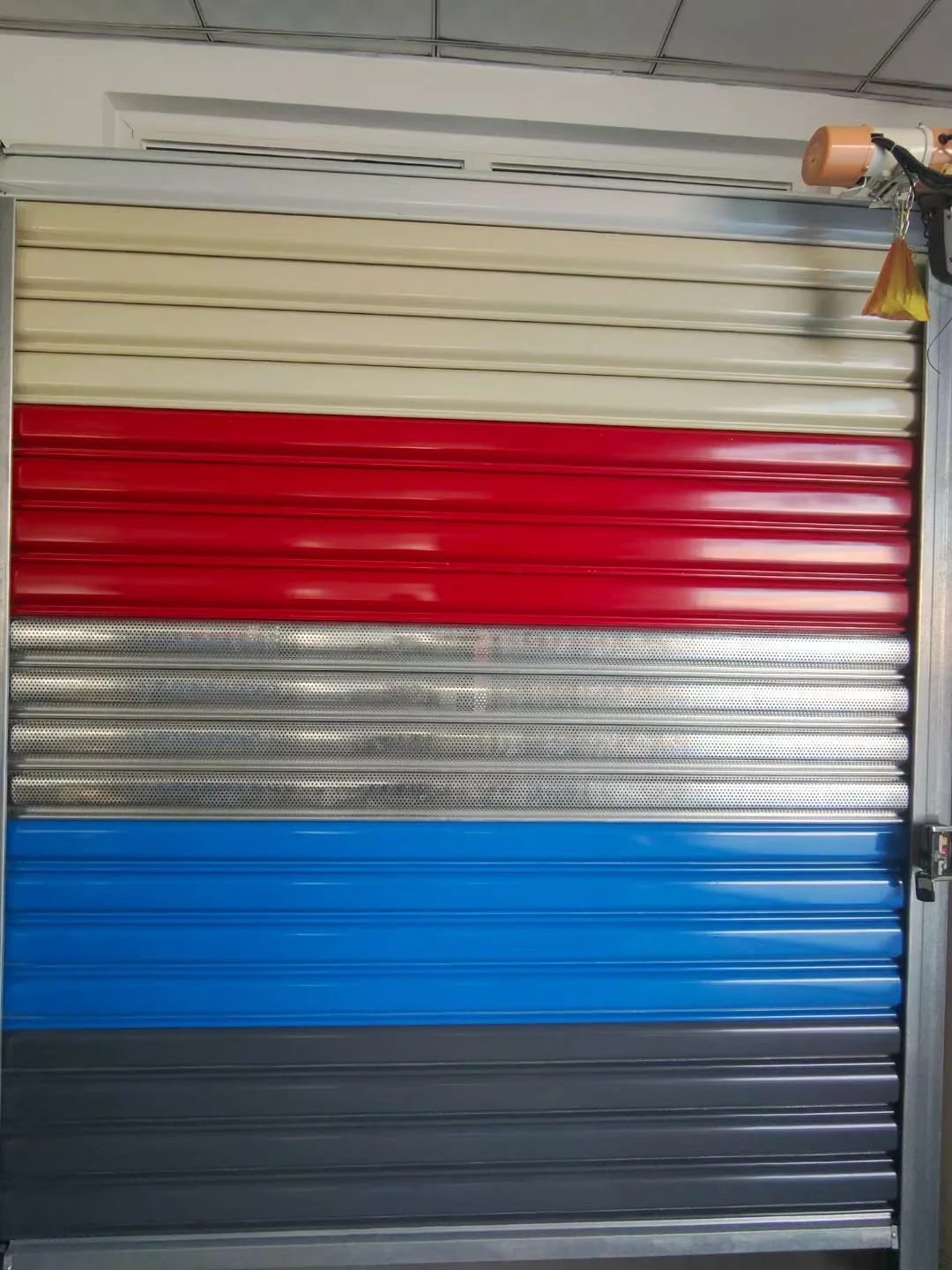 High Durability Aluminium Roll up Door Sliding Rolling Door Rolling Gate Windproof Roller Shutter Door