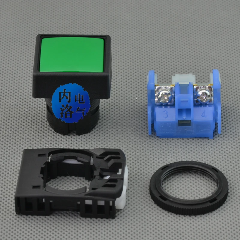 [SA]Original ! Fuji FUJI 22mm flat-head push button switch AR22F5S-10 * self-locking square 1NO--10pcs/lot