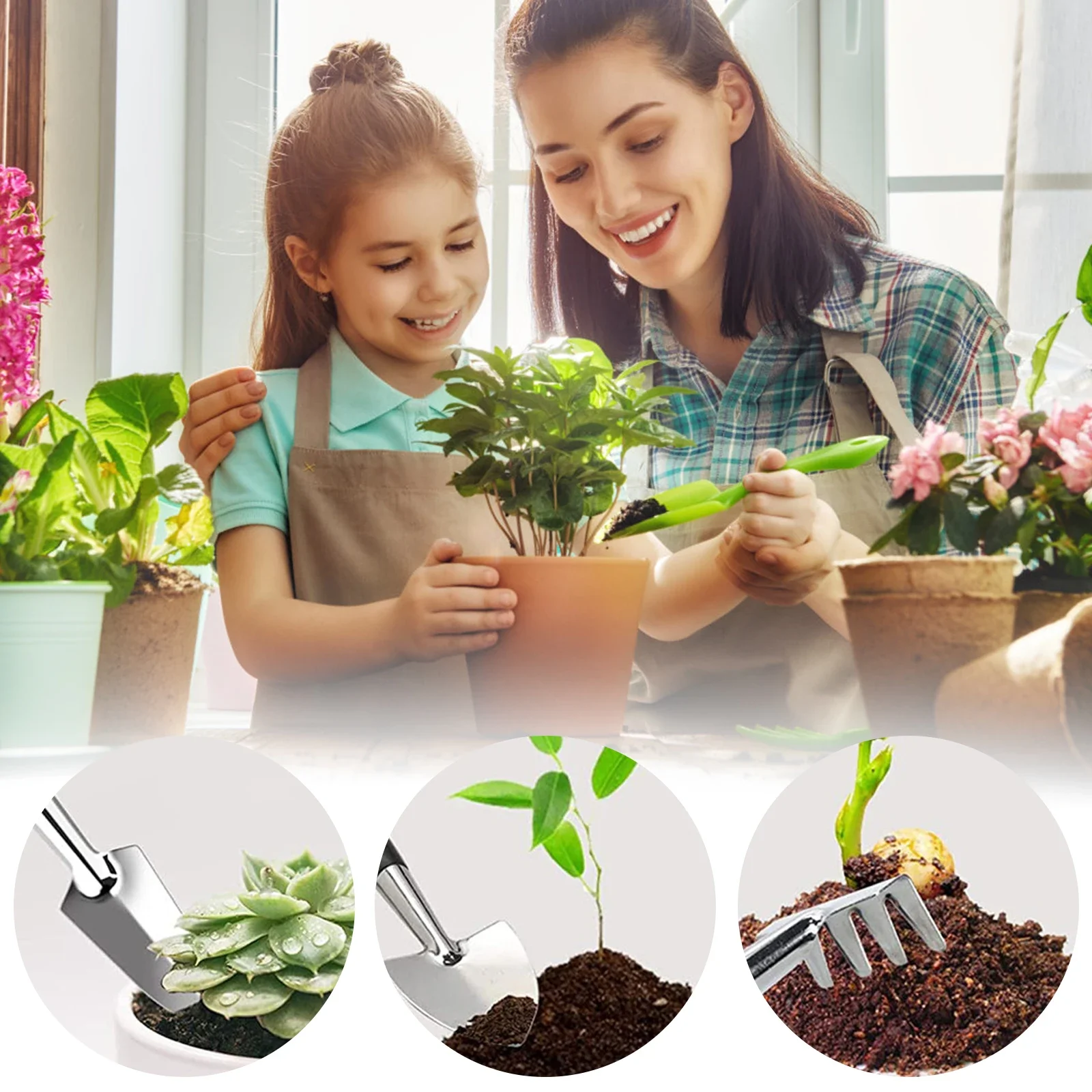 Bonsai Tree Set 24 Piece Bonsai Tool Set High Carbon Steel Succulent Pruning Tool Set Including Pruning