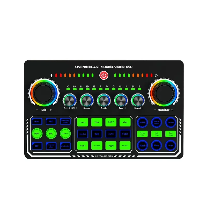 

Sound Board for Phone PC Computer DJ Music Studio Mixer for Live Streaming