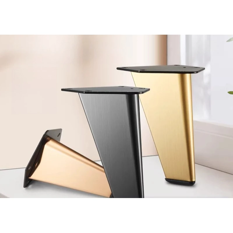 

4PCS Stainless Steel Furniture Support Legs TV Cabinet Support Legs Coffee Table Legs, Bathroom Cabinet Bedside Table Legs