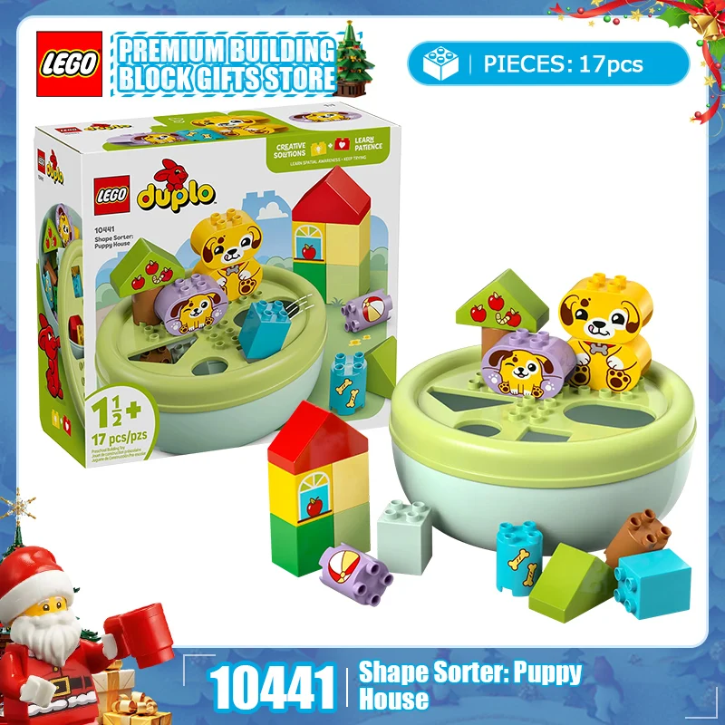 

Lego Building Blocks 10441 Christmas Celebration Shape Classification Doghouse Children's Puzzle Development Toys Christmas Gift