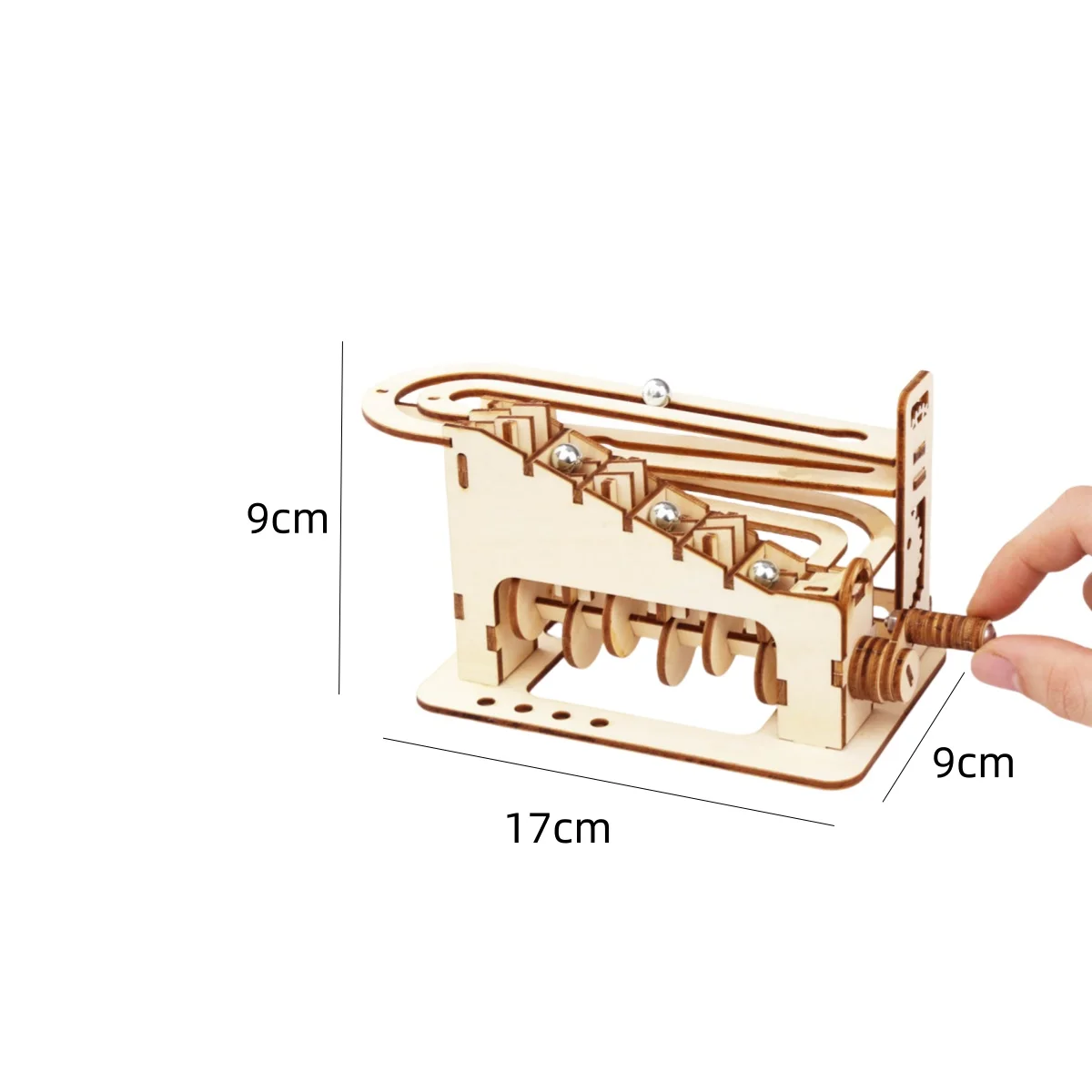 Dreidimensionale Puzzle Track Ball montiert Modell Ornamente handgemachte DIY mechanische Antrieb Kinder pädagogisches Spielzeug Geschenke