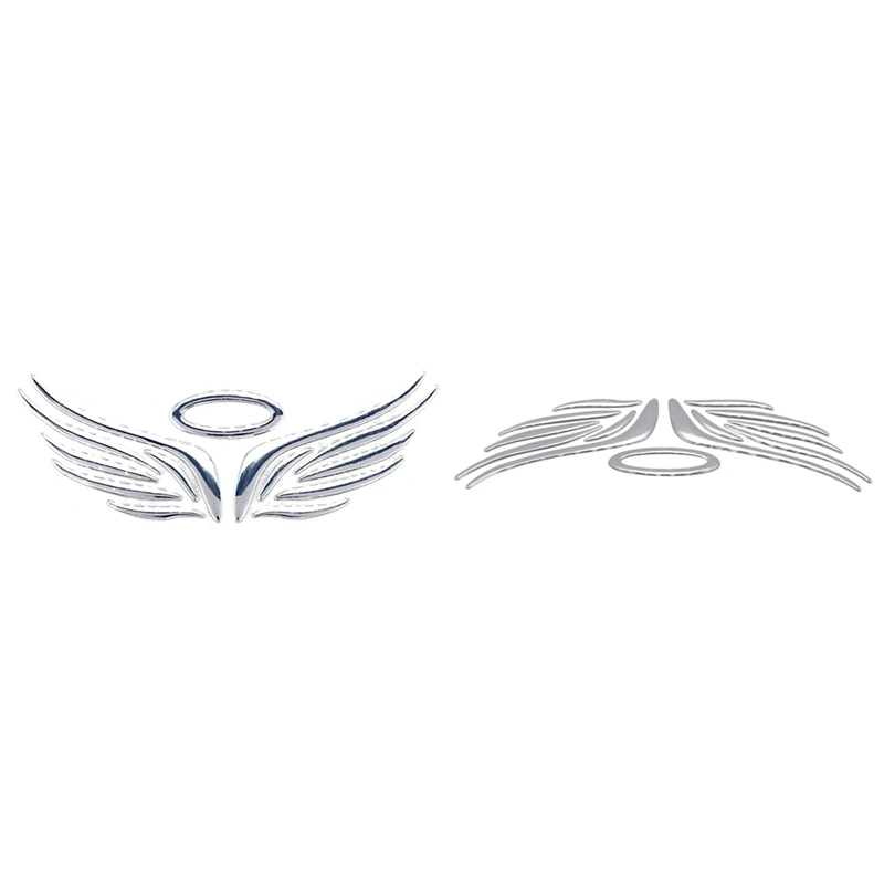 

1X 3D Angel Fairy Wings Car Auto Truck Logo Emblem Badge Decal Sticker 3 Colors & 2X Motorcycle Saddle Bags