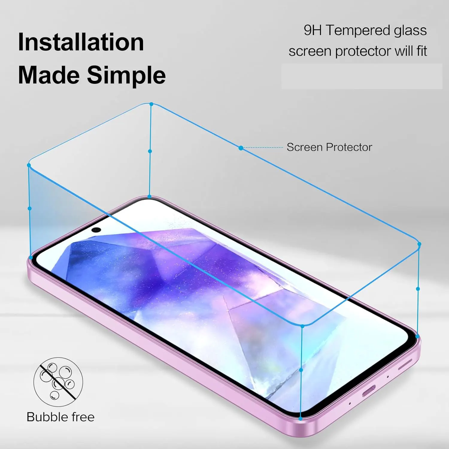 1/2/3PCS Tempered Glass Screen Protector For Samsung Galaxy M54 M14 M34 5G M52 M22 M02 M10 M30 F12 F23 F42 F22 F62 Protect Glass