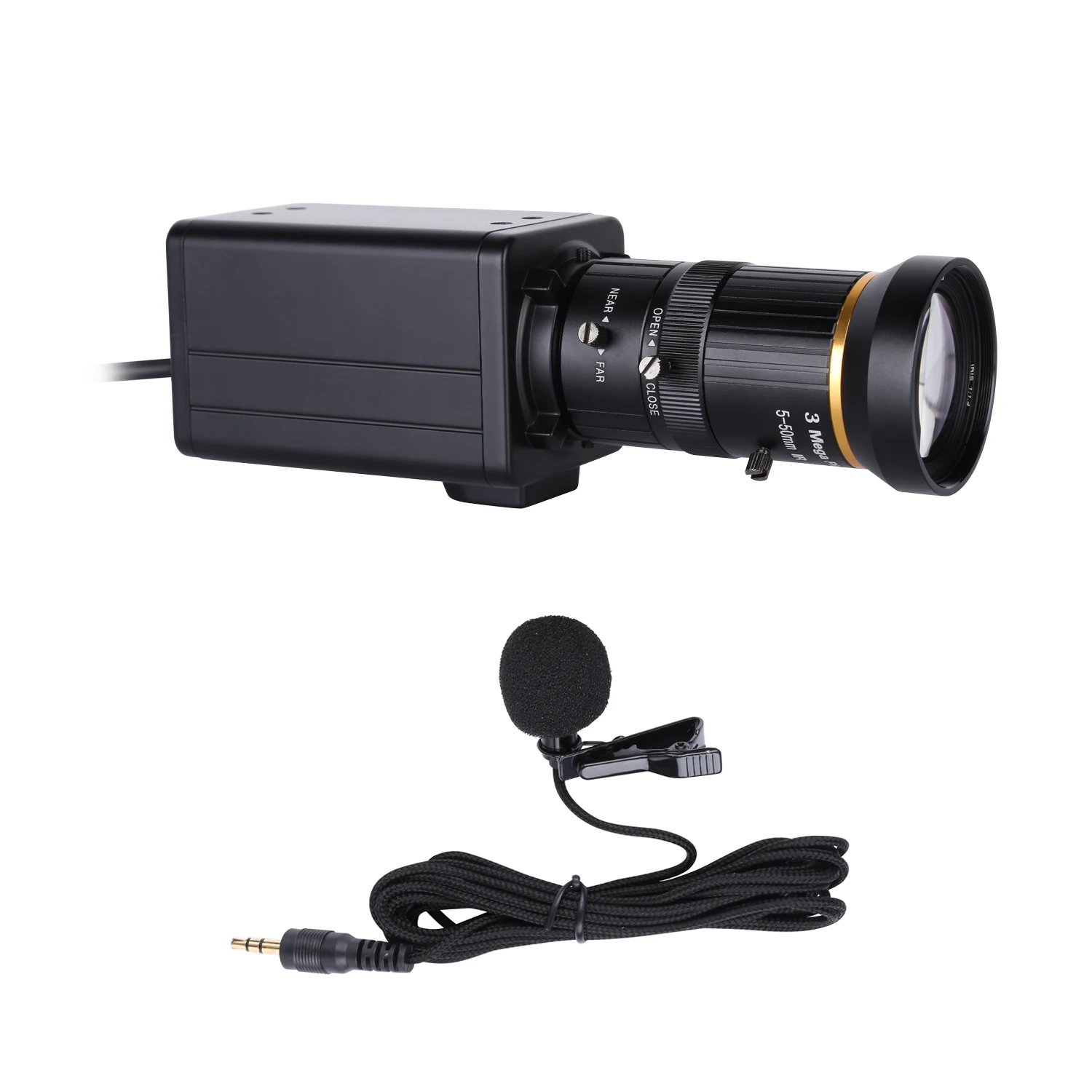 4K HD Camera Computer Camera Webcam 8 Megapixels 10X Optical Zoom 60 Degree Wide Angle Manual Focus Auto Exposure for Conference