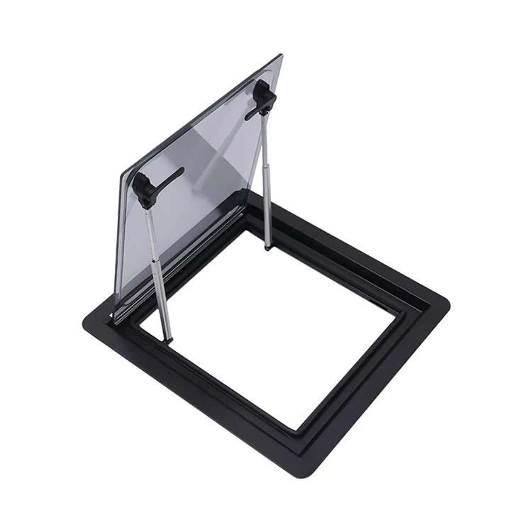 RV Camper Accessories Premium Quality 350x500mm Caravan Small Windows Dual Panel Acrylic Glass Ventilation Windows With Fly Net view 2