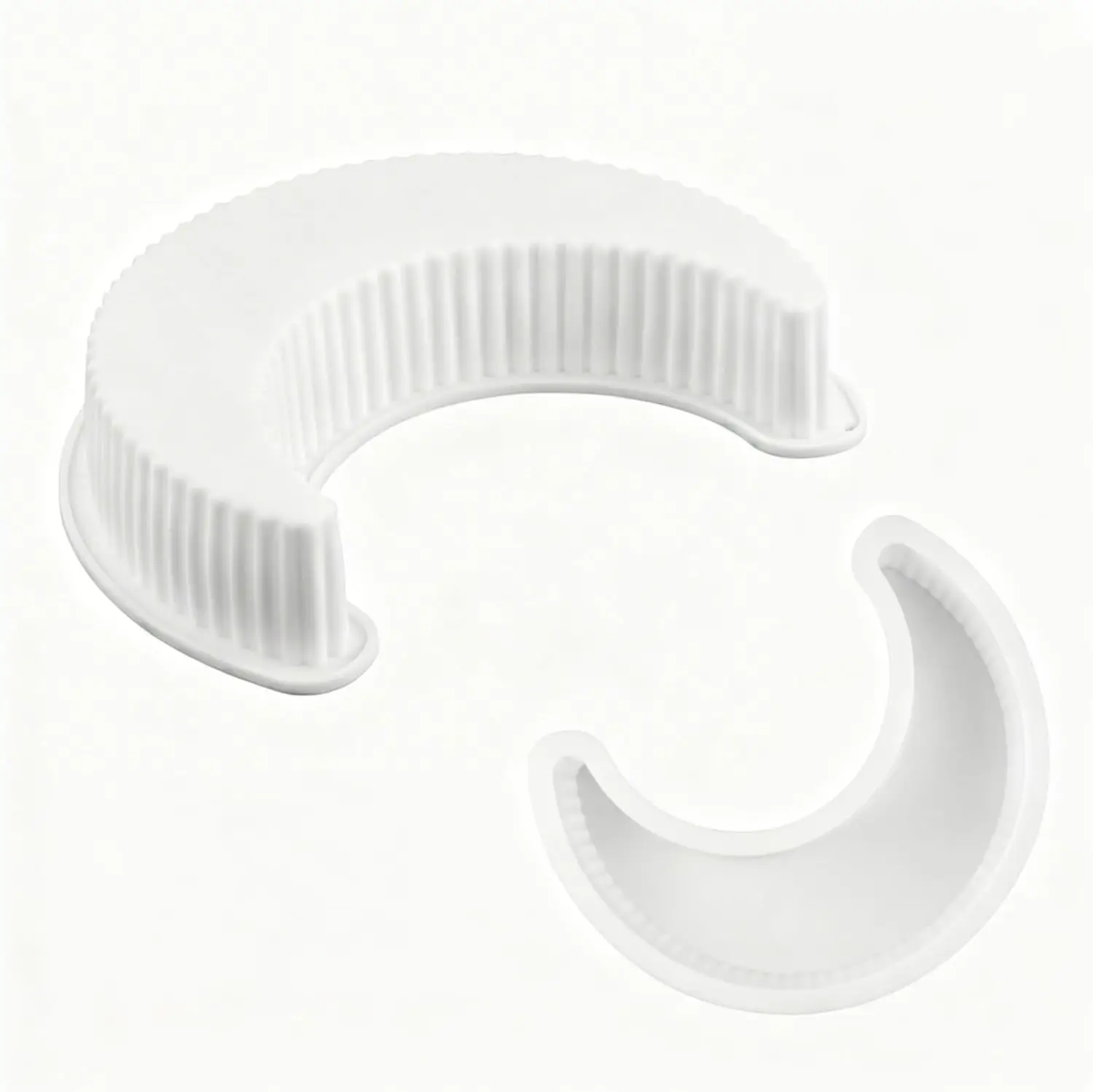 

3D Moon Baking Mould, Flexible Easy Release, Food Grade Silicone, 24×9.5×5.5cm, for Cake Mousse Bread Pizza Biscuit