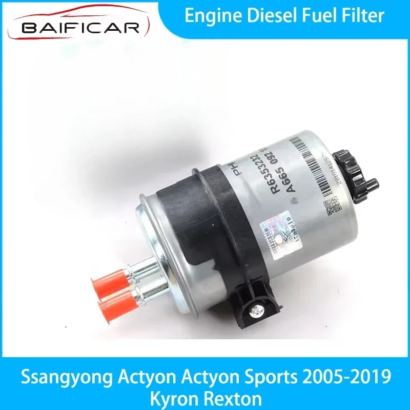 Brand New Genuine Engine Diesel Fuel Filter 6650921301 6650921201 For Ssangyong Actyon Actyon Sports 2005-2019 Kyron Rexton