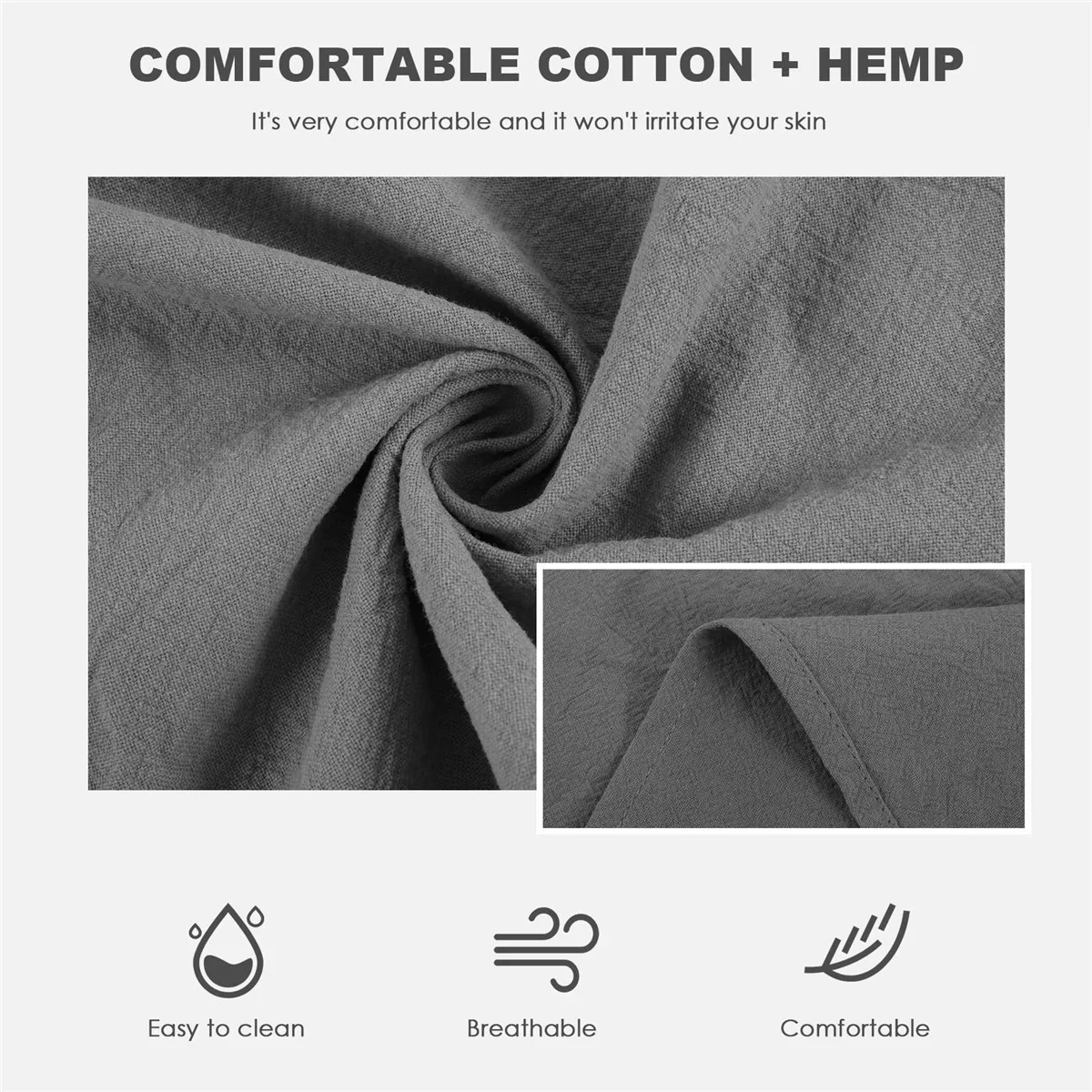 Linen Back Cooking Apron Suitable for Ladies and Men with Pockets Cute Suitable for Baking Kitchen