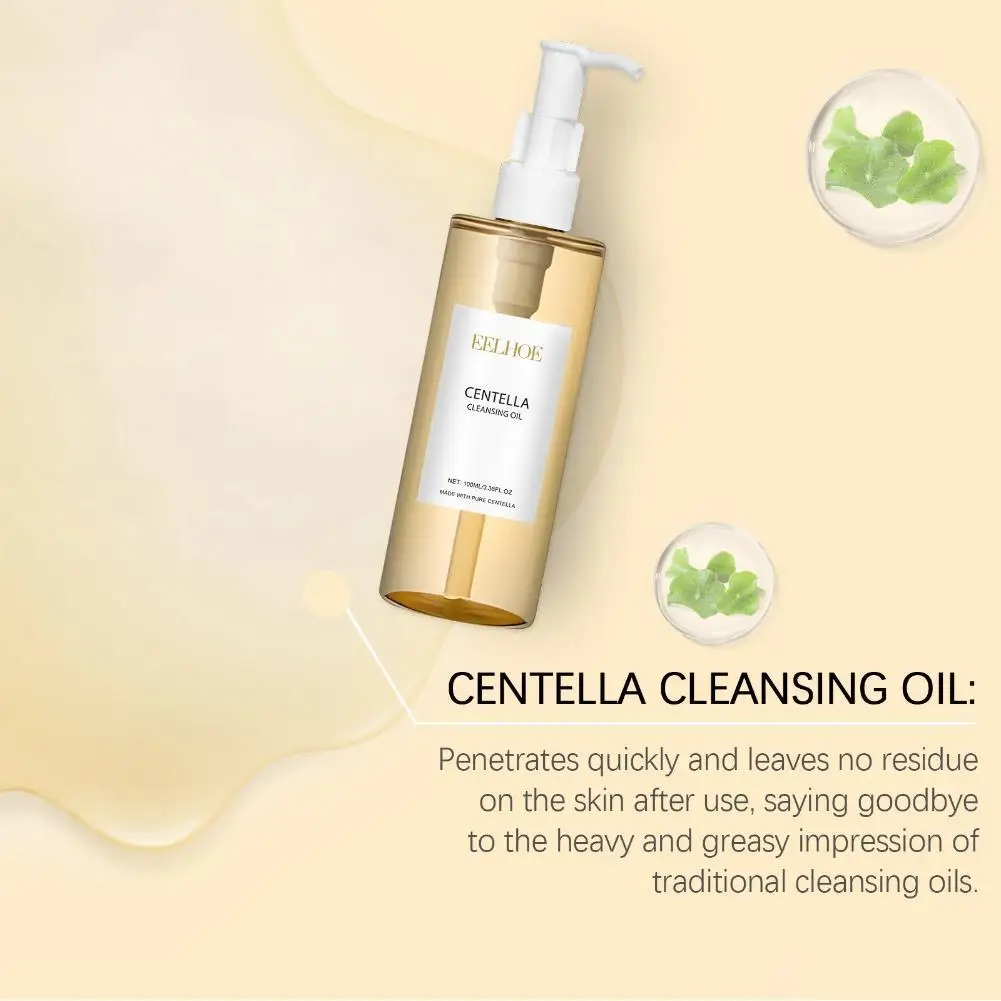 Centella Reinigungsöl Sanfter Make-up-Entferner Öl Tiefenreinigendes Porenreinigungsöl Mitesser-Entferner Nicht-Komedogenes Feuchtigkeitsspendendes Öl-Reinigungsmittel – Detail 9