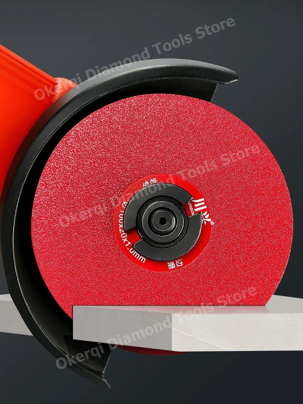 1/2/5/10 Stück 100*20mm Diamant-Flachschleifscheibe für Platten- und Keramikfliesen, 45-Grad-Fasenschneidscheibe, Poliersägeblätter – Detail 9