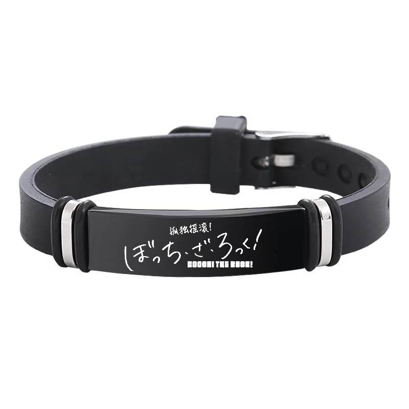 Anime BOCCHI THE ROCK! Stainless Steel Bracelet Gotou Hitori Ijichi Nijika Yamada Ryo Punk Cartoon Jewelry Women Gift