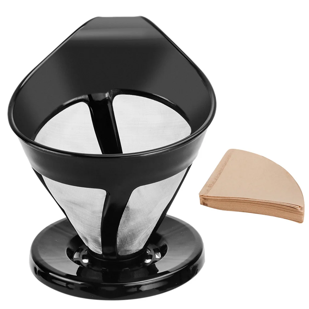 

1pc Coffee Filter Stainless Steel Dripper Precision Filtering Home Tea Making Tool Manual Hand Drip Basket Filter Paper Cups