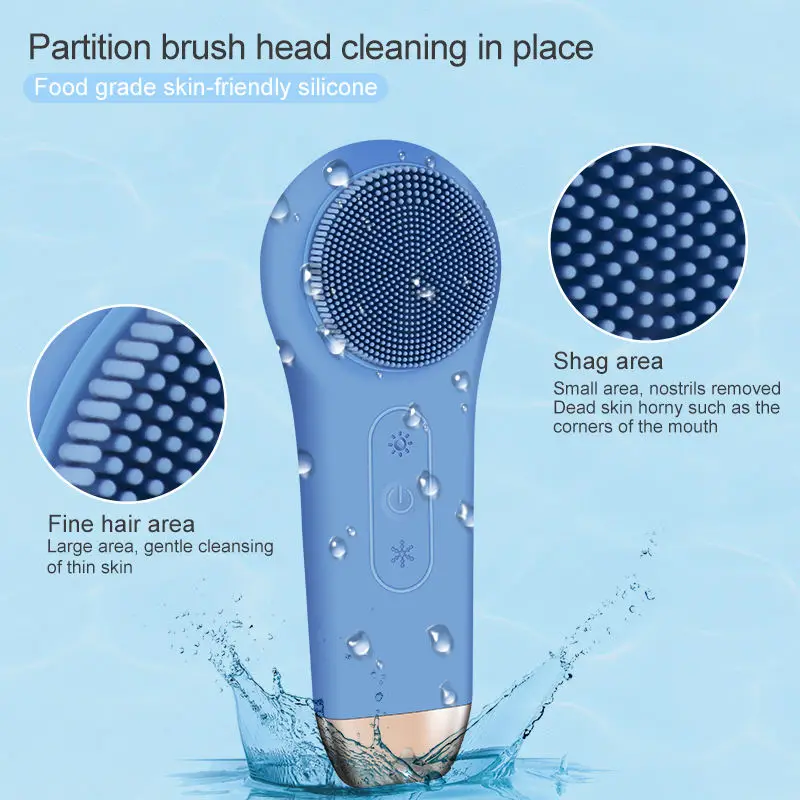 Multi-functional Beauty Cleaner Massage Vibration Sonic Facial Massager