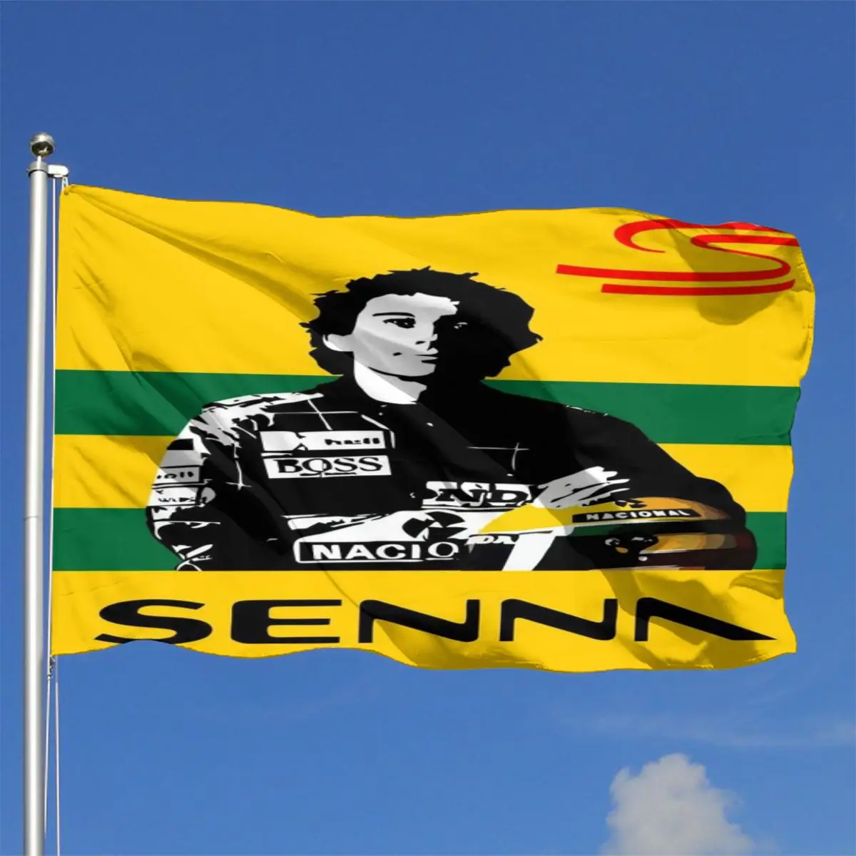 Ayrton Senna 1 Flag Banner Home Outdoor Gift Party Portugal Assyrian Usa Flag