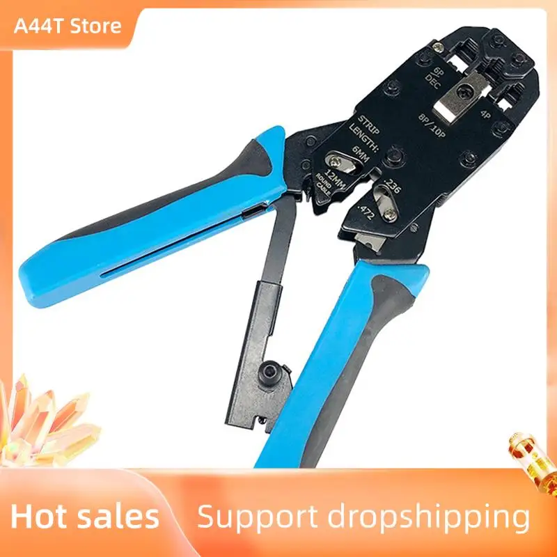 

A44T 3X RJ45 Сетевые щипцы 10P 8P 6P 4P Обжимные инструменты Стриппер для разъема RJ45 RJ11 RJ12 RJ50 Ethernet-кабель