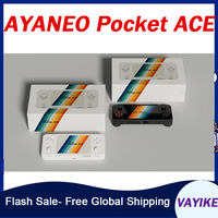 Hot Sale! 2025 Original New AYANEO Pocket ACE Retro Handheld Game Console Second Generation Snapdragon G3x 4.5 Inch HD 6000 mAh