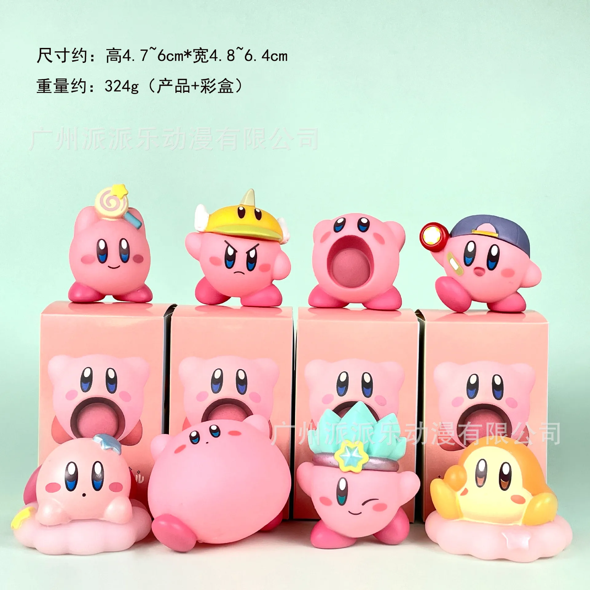 Anime Kirby Action Figures Blind Box Cute Cartoon Model Toy Deskdecoration Pvc Mini Dolls Mystery Box Kirby Figurki Prezent dla dzieci