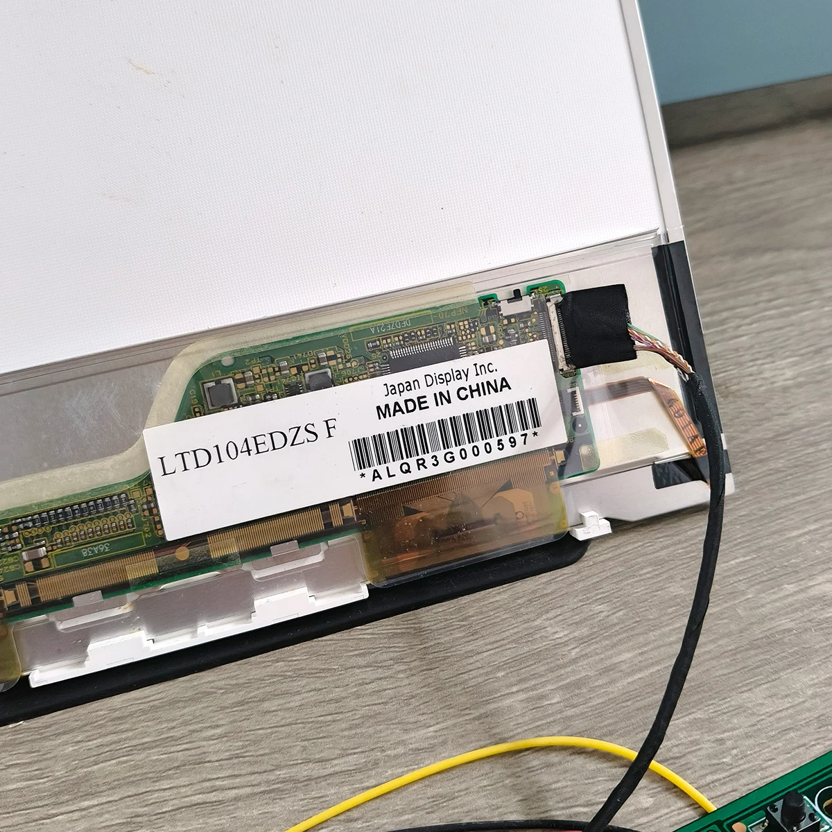 Fotografia 5: Tela LCD industrial original compatível com LT104AC54000 de 10,4 polegadas, a tela pode funcionar bem.