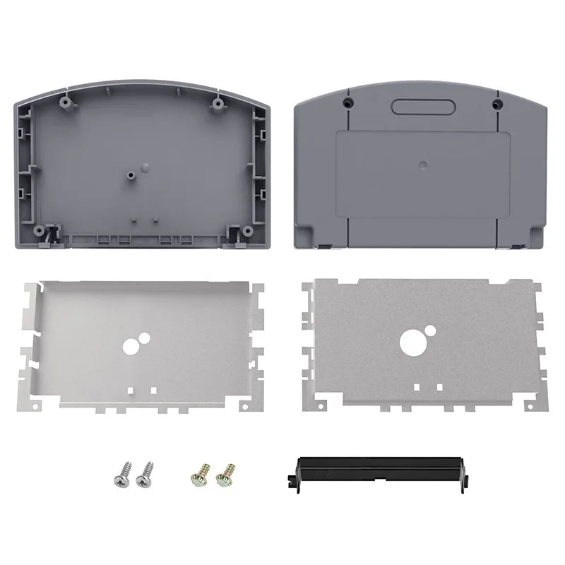 for N64 Game Card Box Cover Screw Fix Bar Repair Replacement Set for Nintendo N64 USA Japanese Euro Game Card Hard Shell Case