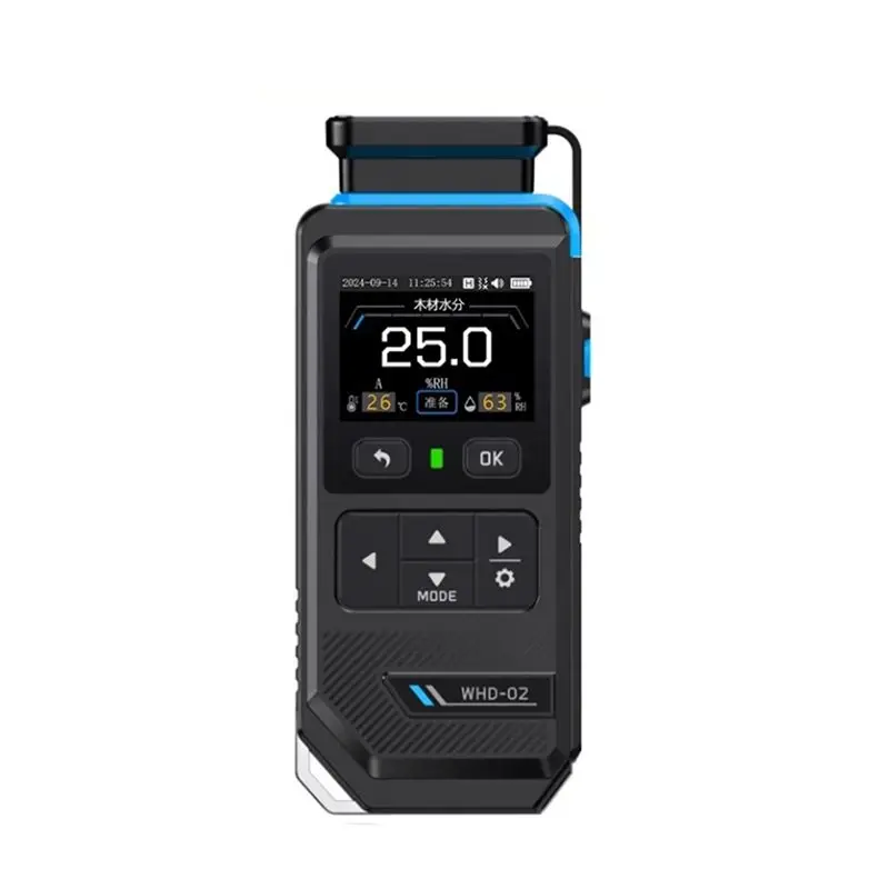 Y50A-WHD-02 Wall Mounted Moisture Content Tester Wood Board Meter Color Screen Humidity Detector For Cement& Paperboard
