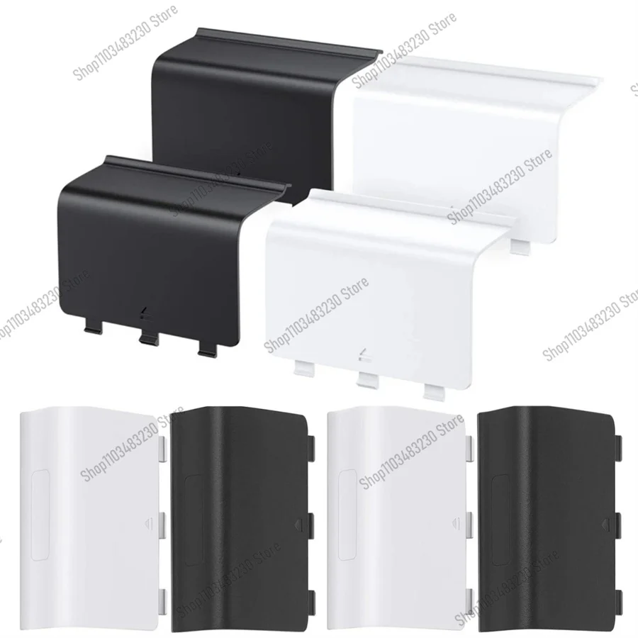 50/100 шт. сменная крышка корпуса для контроллера Xbox One Series X S, крышка батарейного отсека, задняя крышка, белый, оптовая продажа 50/100 шт. сменная крышка корпуса для контроллера Xbox One Series X S, крышка батарейного отсека, задняя крышка, белый, оптовая продажа