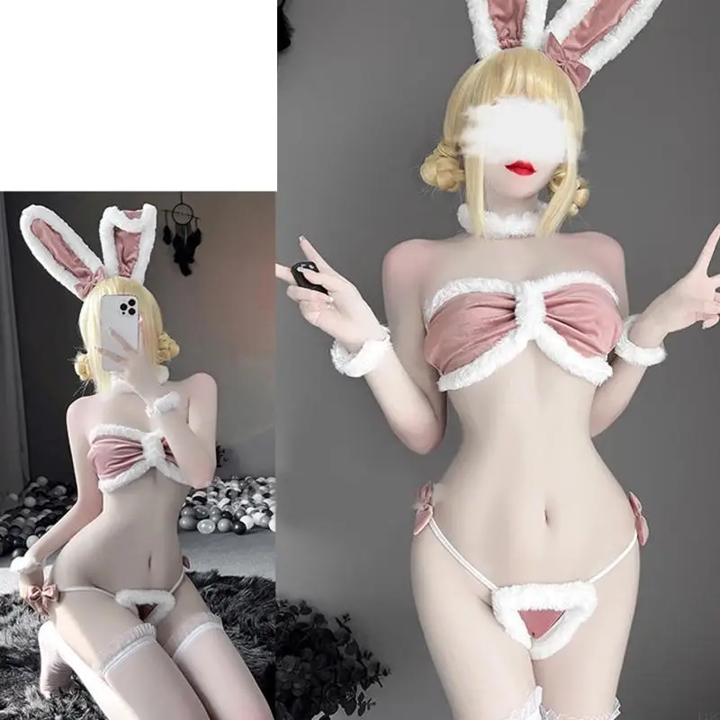 

Sexy uniform, plush three-point exquisite bunny uniform, rabbit uniform temptation, pornographic clothing underwear