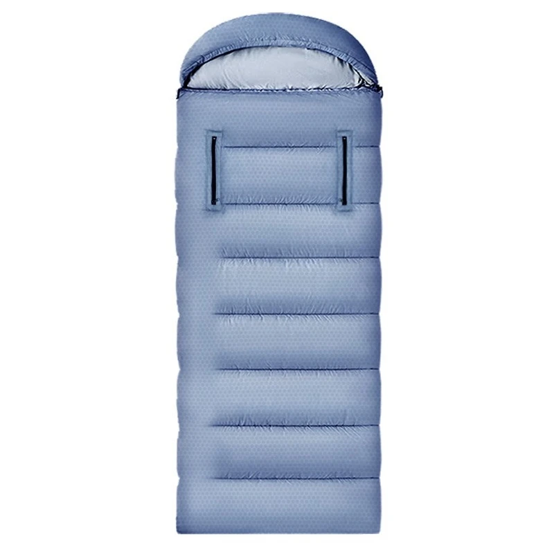 USB Heated Camping Sleeping Bag Hand Access Machine Washable Thickened Warm for Adult Outdoor Hiking Office Rest