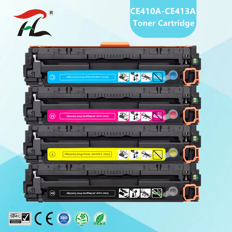 Compatible 305A toner cartridge for HP CE410A CE411A CE412A CE413A LaserJet Pro 300 color MFP M375nw/M475dn/400/M451nw/M471dn