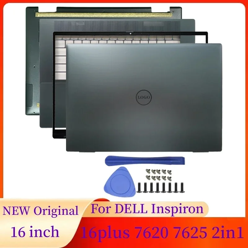 

Новые аксессуары для ноутбуков Dell Inspiron 16plus 7620 7625, ЖК-экран, задняя крышка, передняя рамка, подставка для рук, нижняя деталь ноутбука