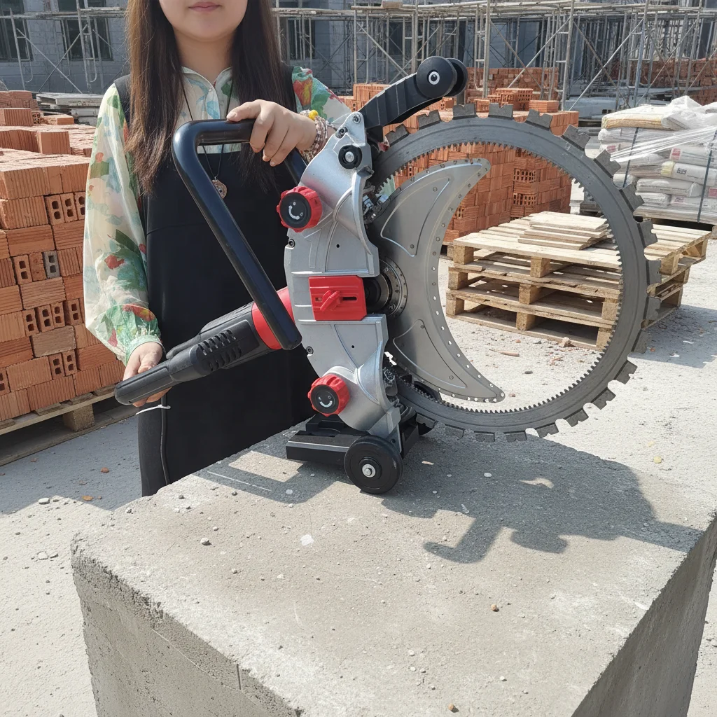 Latest Model Brushless Motor Granite Ring Saw Wall Concrete