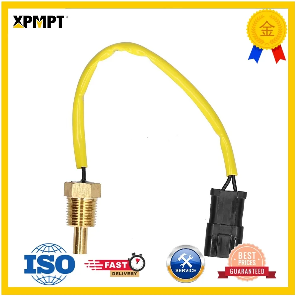 Water Temperature Sensor Engine Coolant Temp Excavator Accessory High Precision Durable Steel Shell for Komatsu PC2006 PC2206 OE