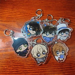 Detective de anime Conan Case Cerrado Edogawa Shinichi Kudo Rachel Moore Akai Shūichi Accesorios de llavero Cosplay Regalos 8 Mejor detective de ventas Conan Keychain - №2